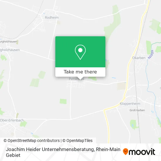 Joachim Heider Unternehmensberatung map