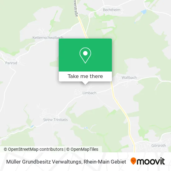 Карта Müller Grundbesitz Verwaltungs