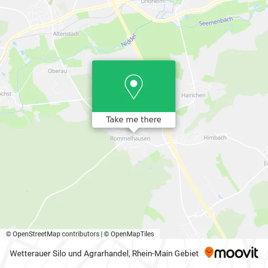 Карта Wetterauer Silo und Agrarhandel