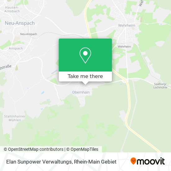 Elan Sunpower Verwaltungs map