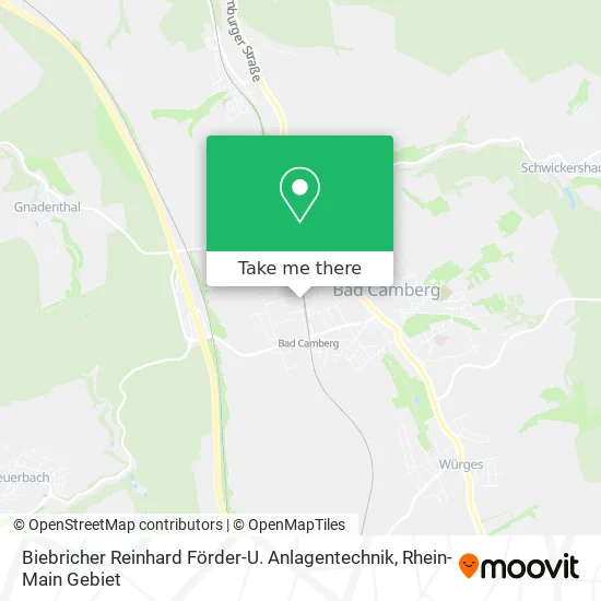 Карта Biebricher Reinhard Förder-U. Anlagentechnik