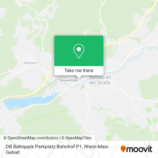 Карта DB Bahnpark Parkplatz Bahnhof P1