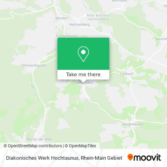 Diakonisches Werk Hochtaunus map