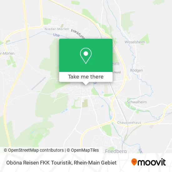 Карта Oböna Reisen FKK Touristik