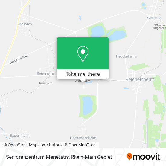 Карта Seniorenzentrum Menetatis