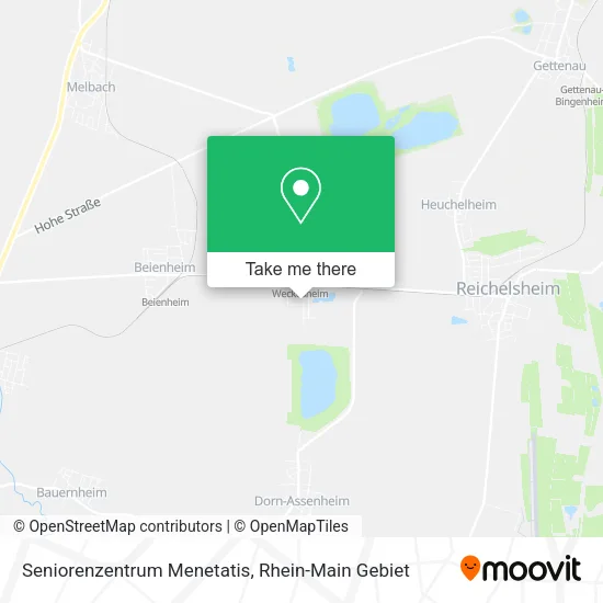 Карта Seniorenzentrum Menetatis