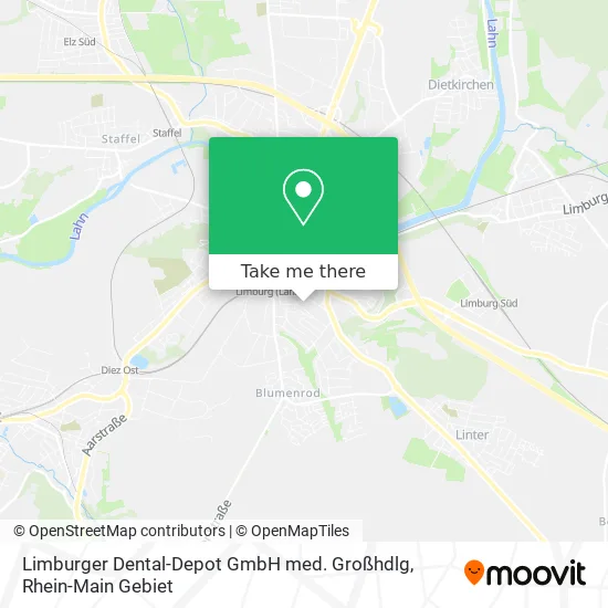 Карта Limburger Dental-Depot GmbH med. Großhdlg