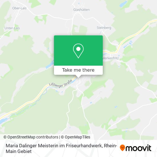 Maria Dalinger Meisterin im Friseurhandwerk map