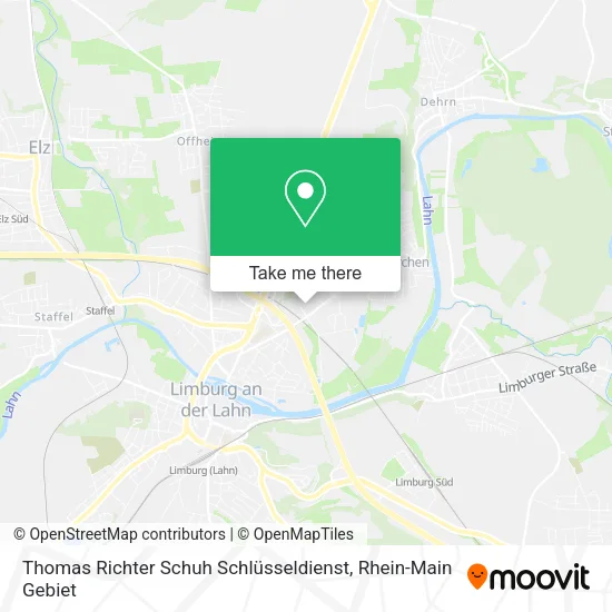 Карта Thomas Richter Schuh Schlüsseldienst