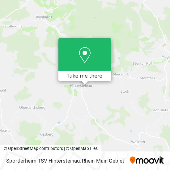 Карта Sportlerheim TSV Hintersteinau