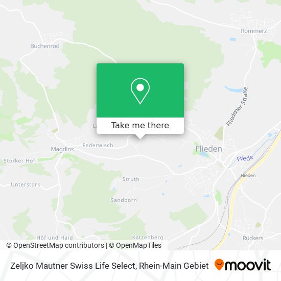 Zeljko Mautner Swiss Life Select map