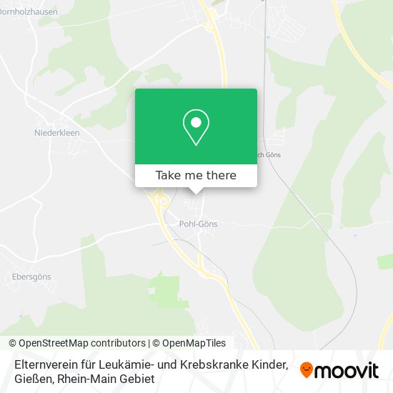 Elternverein für Leukämie- und Krebskranke Kinder, Gießen map