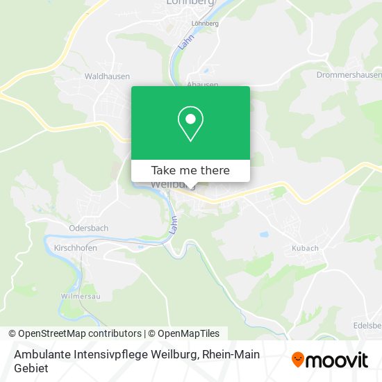 Карта Ambulante Intensivpflege Weilburg