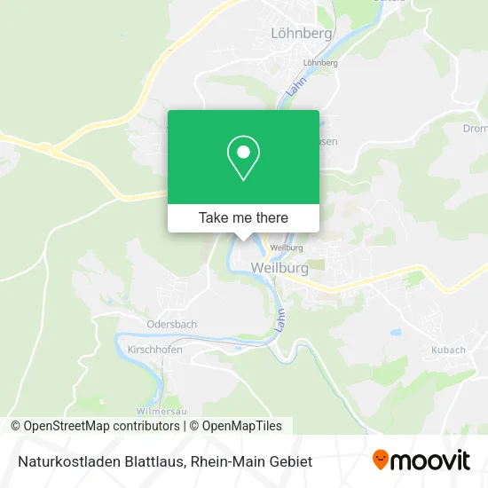 Карта Naturkostladen Blattlaus