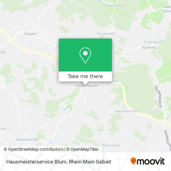 Hausmeisterservice Blum map