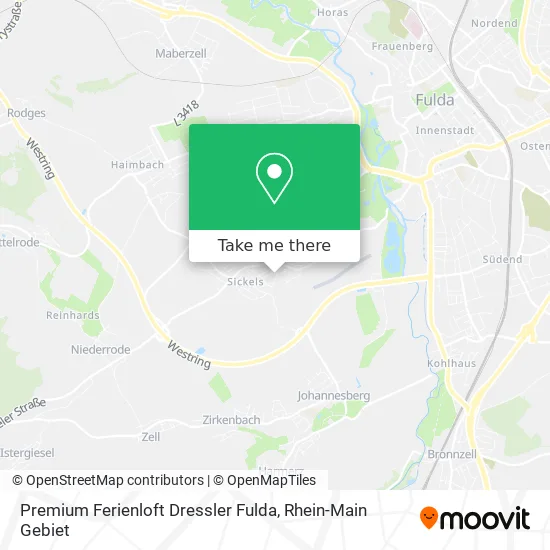 Карта Premium Ferienloft Dressler Fulda