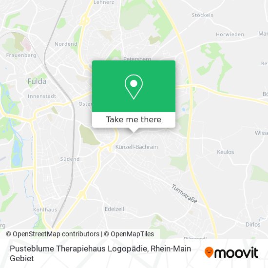 Pusteblume Therapiehaus Logopädie map