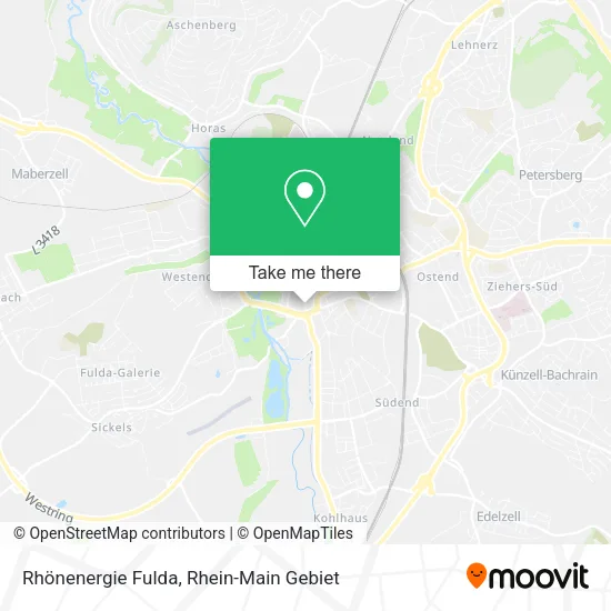 Карта Rhönenergie Fulda