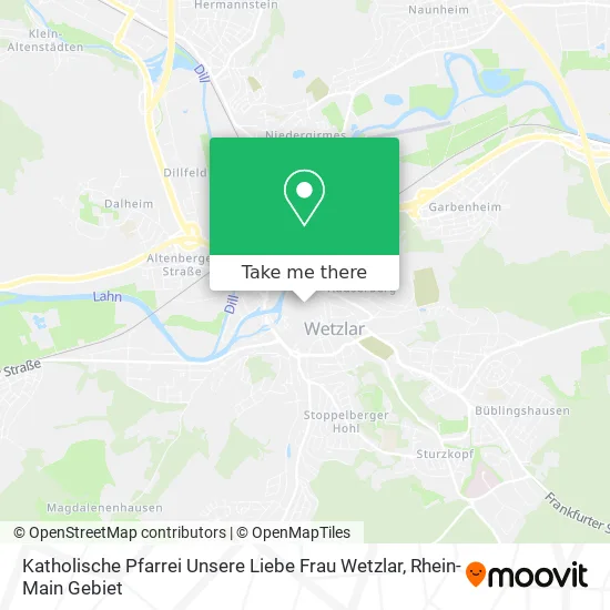 Карта Katholische Pfarrei Unsere Liebe Frau Wetzlar