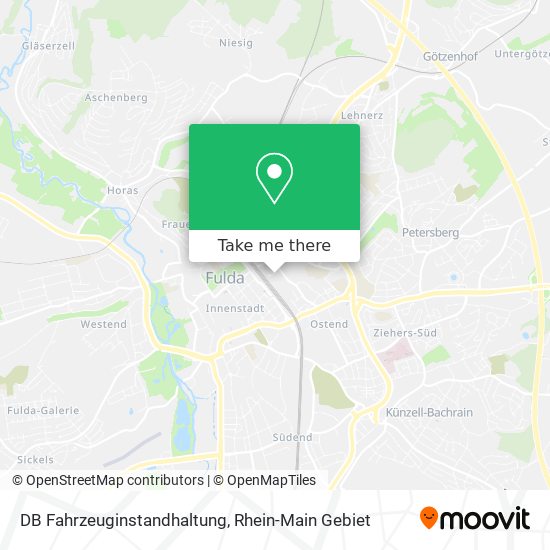 DB Fahrzeuginstandhaltung map