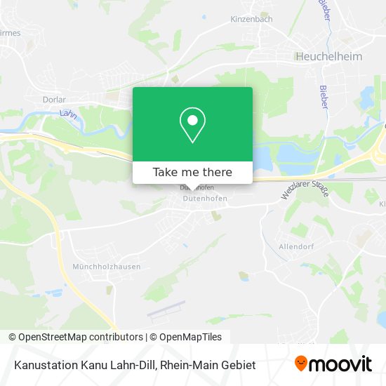 Kanustation Kanu Lahn-Dill map