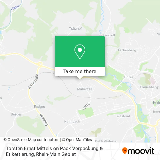 Карта Torsten Ernst Mitteis on Pack Verpackung & Etikettierung