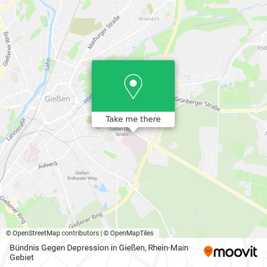 Bündnis Gegen Depression in Gießen map