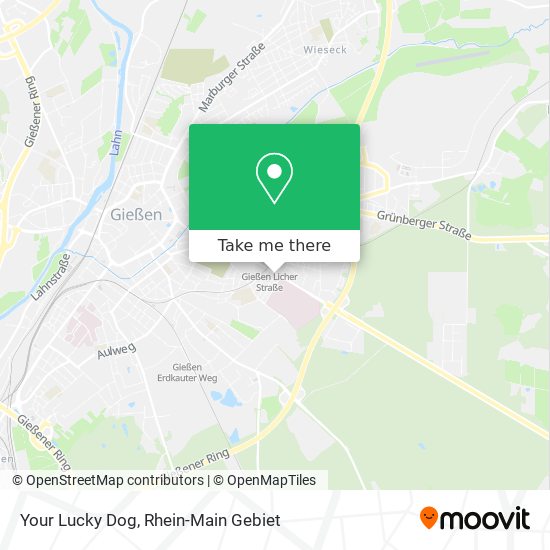 Your Lucky Dog map