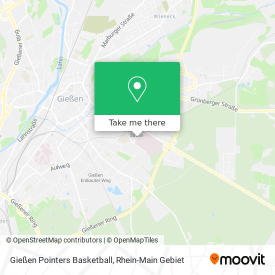 Gießen Pointers Basketball map