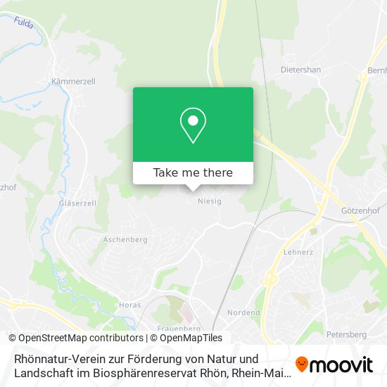 Rhönnatur-Verein zur Förderung von Natur und Landschaft im Biosphärenreservat Rhön map