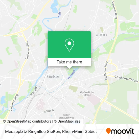 Карта Messeplatz Ringallee Gießen