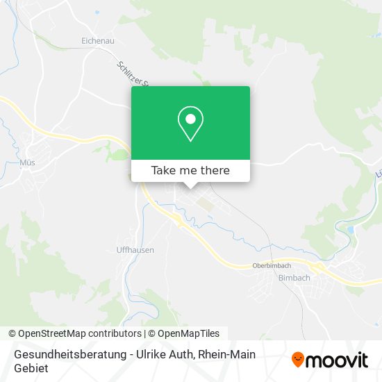 Gesundheitsberatung - Ulrike Auth map