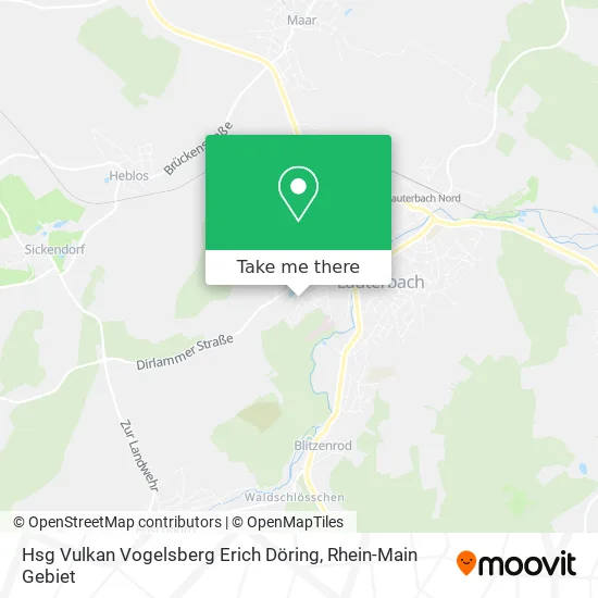 Карта Hsg Vulkan Vogelsberg Erich Döring