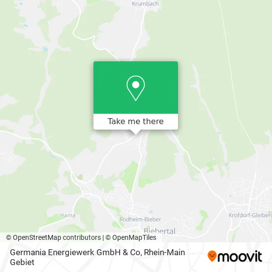Карта Germania Energiewerk GmbH & Co