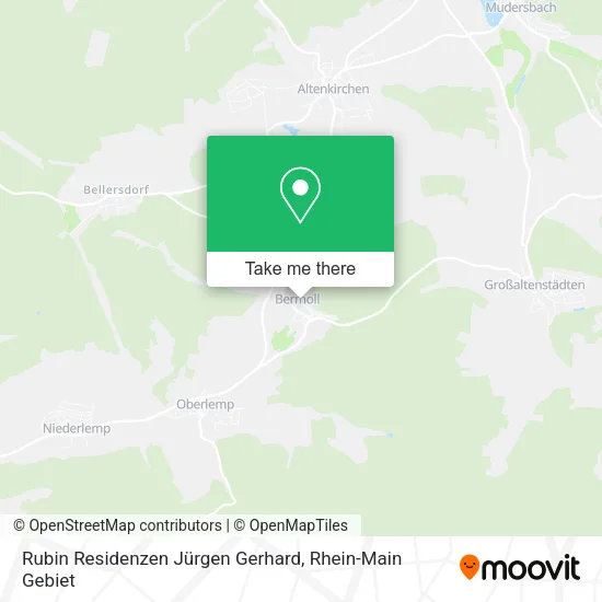 Карта Rubin Residenzen Jürgen Gerhard