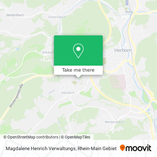 Magdalene Henrich Verwaltungs map