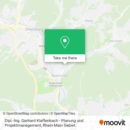 Карта Dipl.-Ing. Gerhard Klaffenbach - Planung und Projektmanagement
