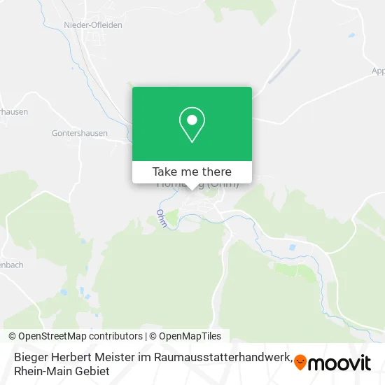 Карта Bieger Herbert Meister im Raumausstatterhandwerk