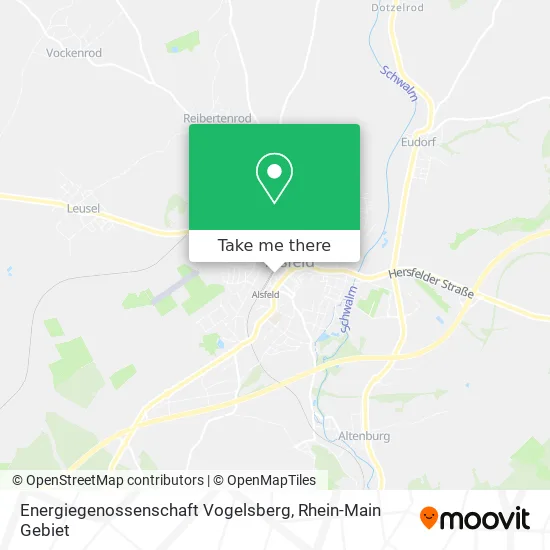 Карта Energiegenossenschaft Vogelsberg