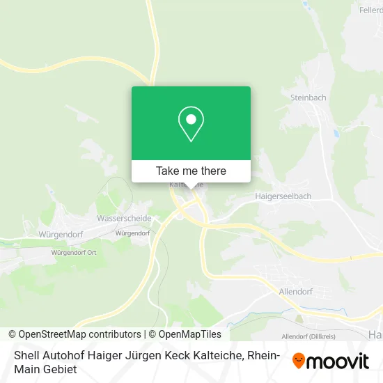 Shell Autohof Haiger Jürgen Keck Kalteiche map