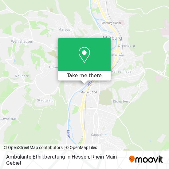 Ambulante Ethikberatung in Hessen map