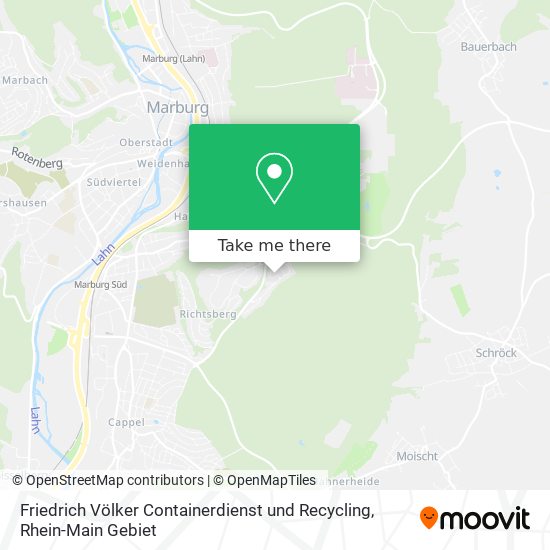Friedrich Völker Containerdienst und Recycling map