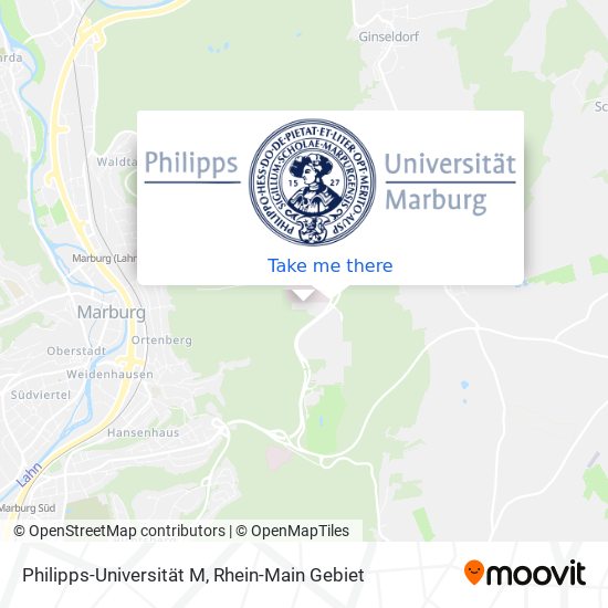 Карта Philipps-Universität M