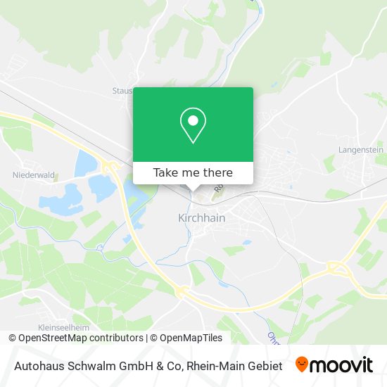 Autohaus Schwalm GmbH & Co map