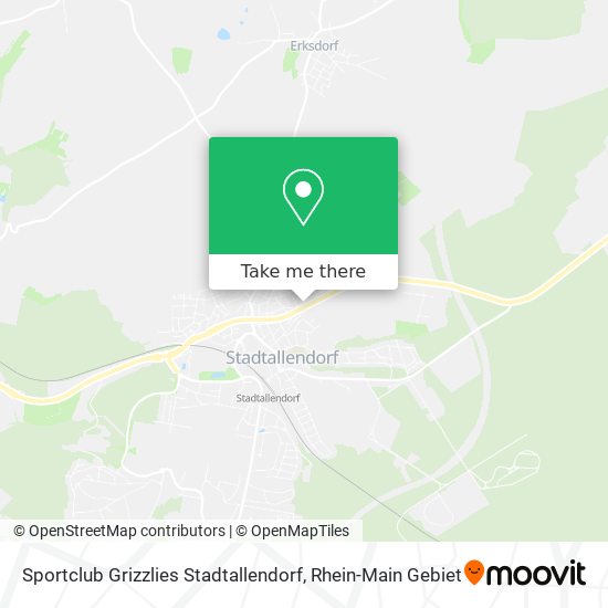 Sportclub Grizzlies Stadtallendorf map