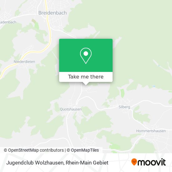 Jugendclub Wolzhausen map