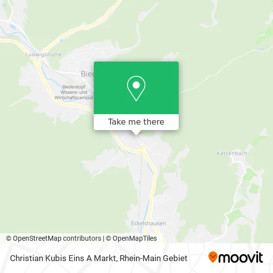 Карта Christian Kubis Eins A Markt