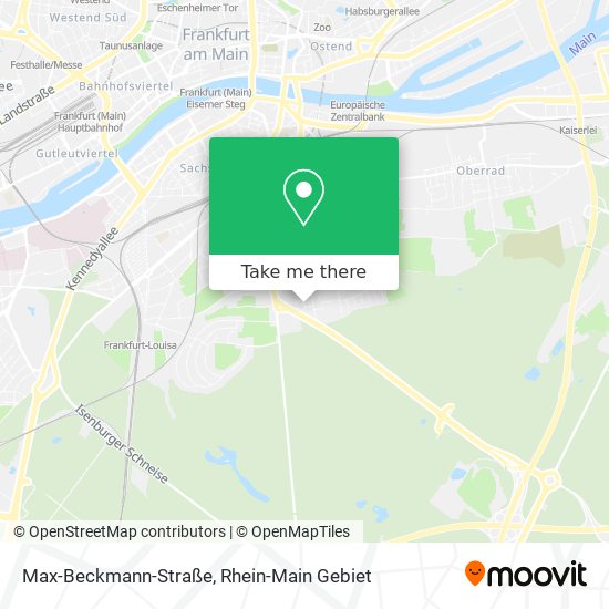 Max-Beckmann-Straße map