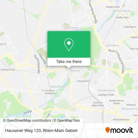 Карта Hausener Weg 120