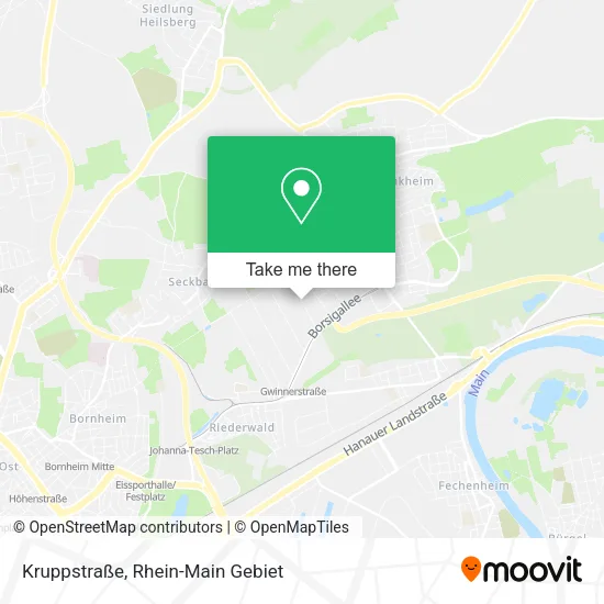 Карта Kruppstraße